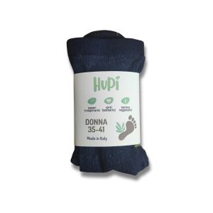 Calzini blu in canapa donna