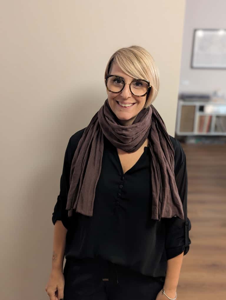 sciarpa in canapa chocolate