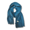 sciarpa in canapa colore blu ottanio