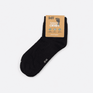 calzino canapa corto uomo nero
