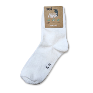 calzino canapa bianco