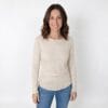 Maglia tecnica donna in canapa 100% manica lunga traspirante Active Hemp Hupi - natural