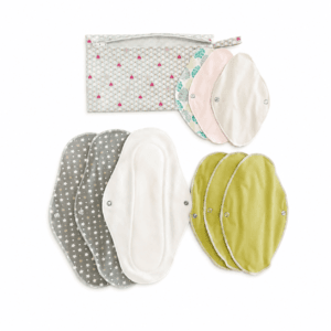 Kit ciclo completo – assorbenti e salvaslip lavabili in canapa