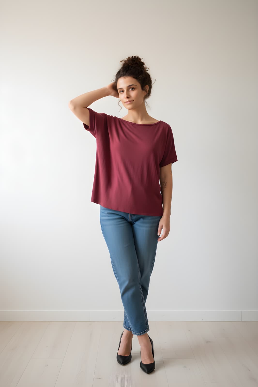 t-shirt oversize donna in canapa Active Hemp Hupi