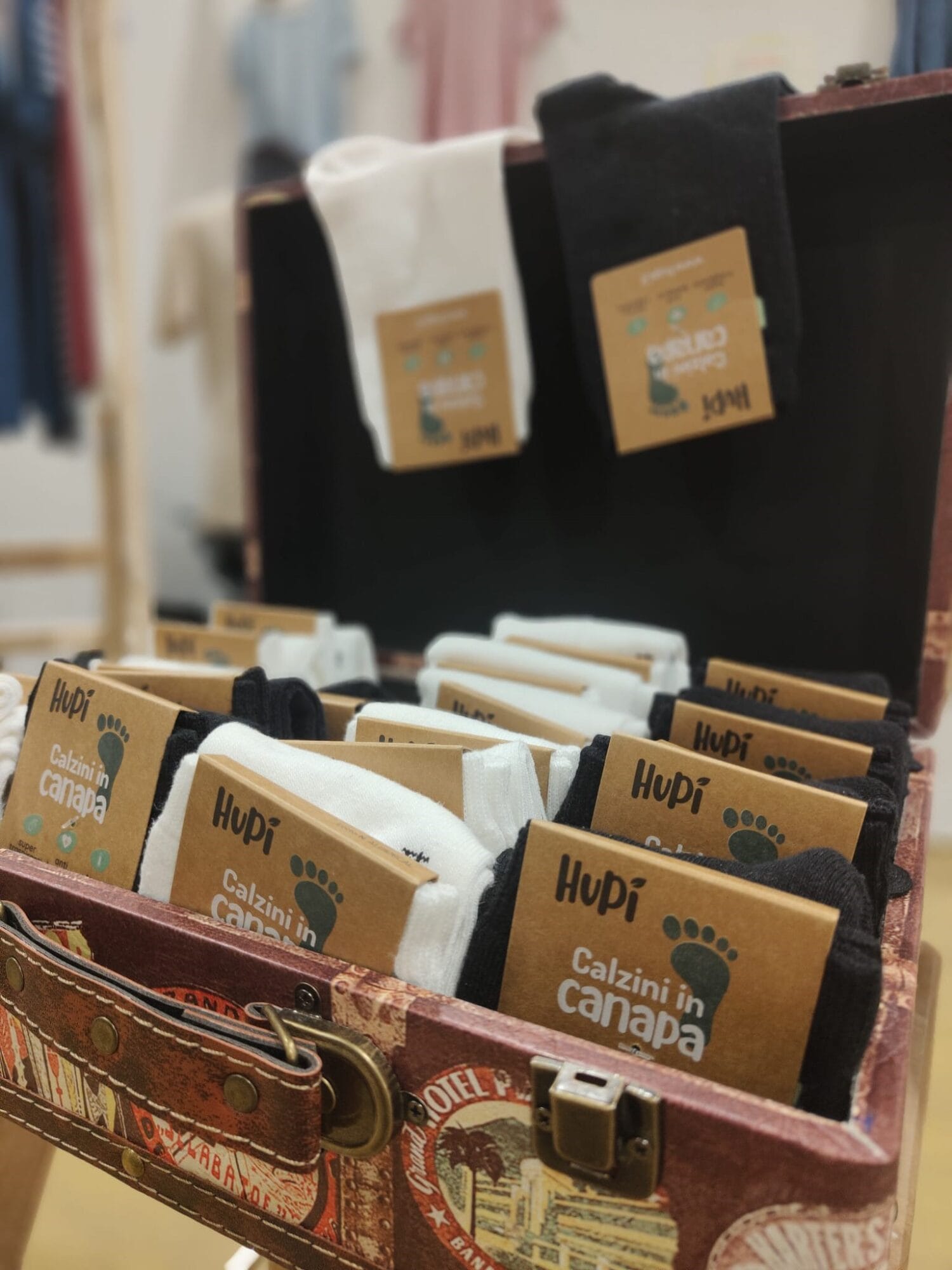 calzini in canapa uomo donna Hupi
