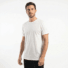 t shirt uomo canapa bianca
