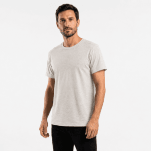t shirt uomo canapa grigio perla