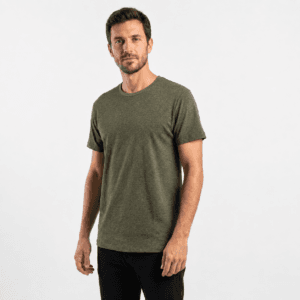 t shirt uomo canapa verde oliva